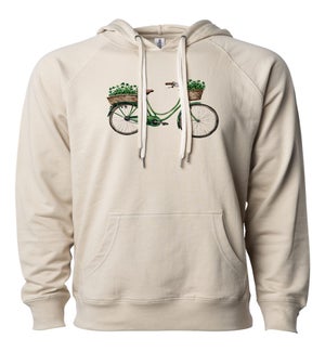 Bike With Clovers Hoodie